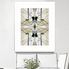 Nuance-I by Lori Dubois on GIANT ART - beige linear géométrique