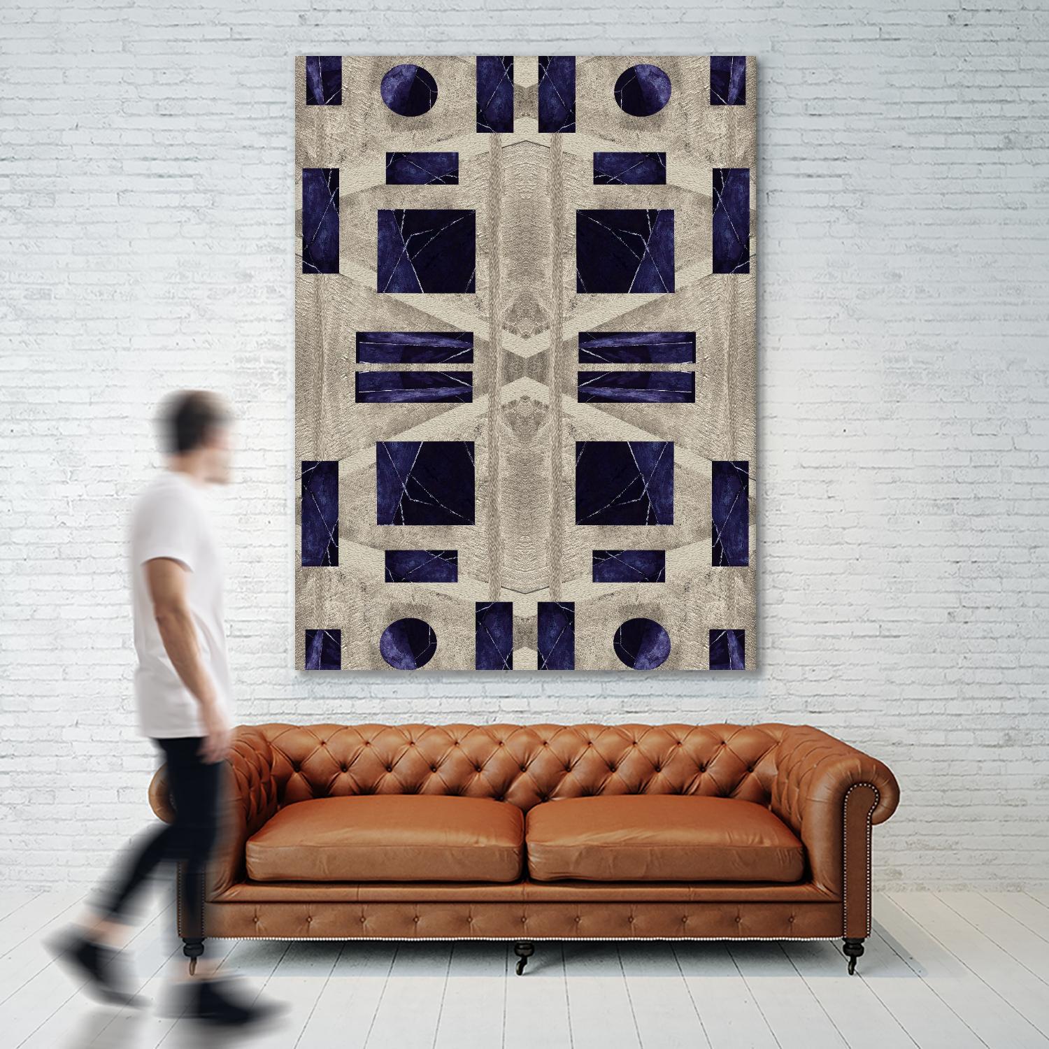 MeasureOfTime by Lori Dubois on GIANT ART - beige shapes geometric shapes
