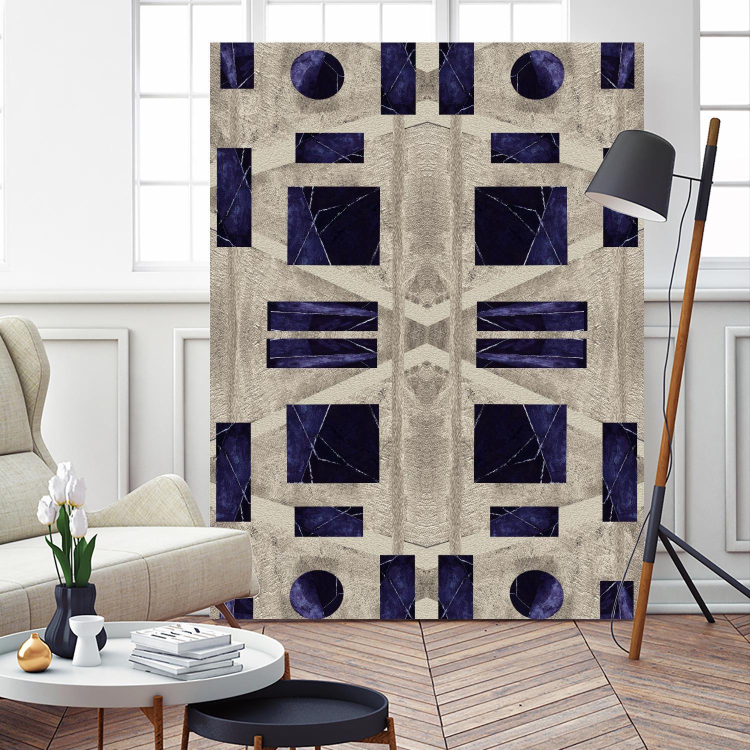 MeasureOfTime by Lori Dubois on GIANT ART - beige shapes geometric shapes