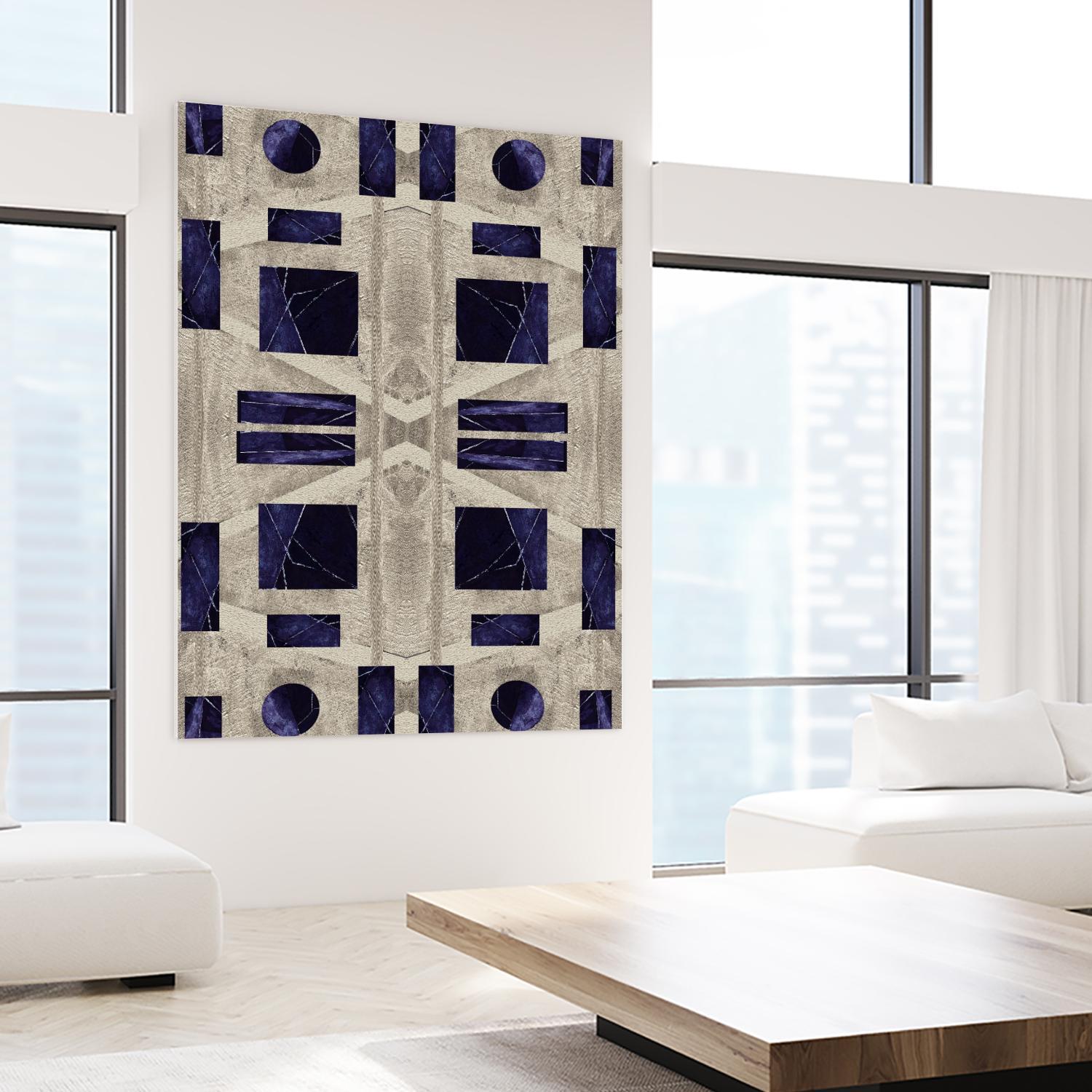 MeasureOfTime by Lori Dubois on GIANT ART - beige shapes geometric shapes