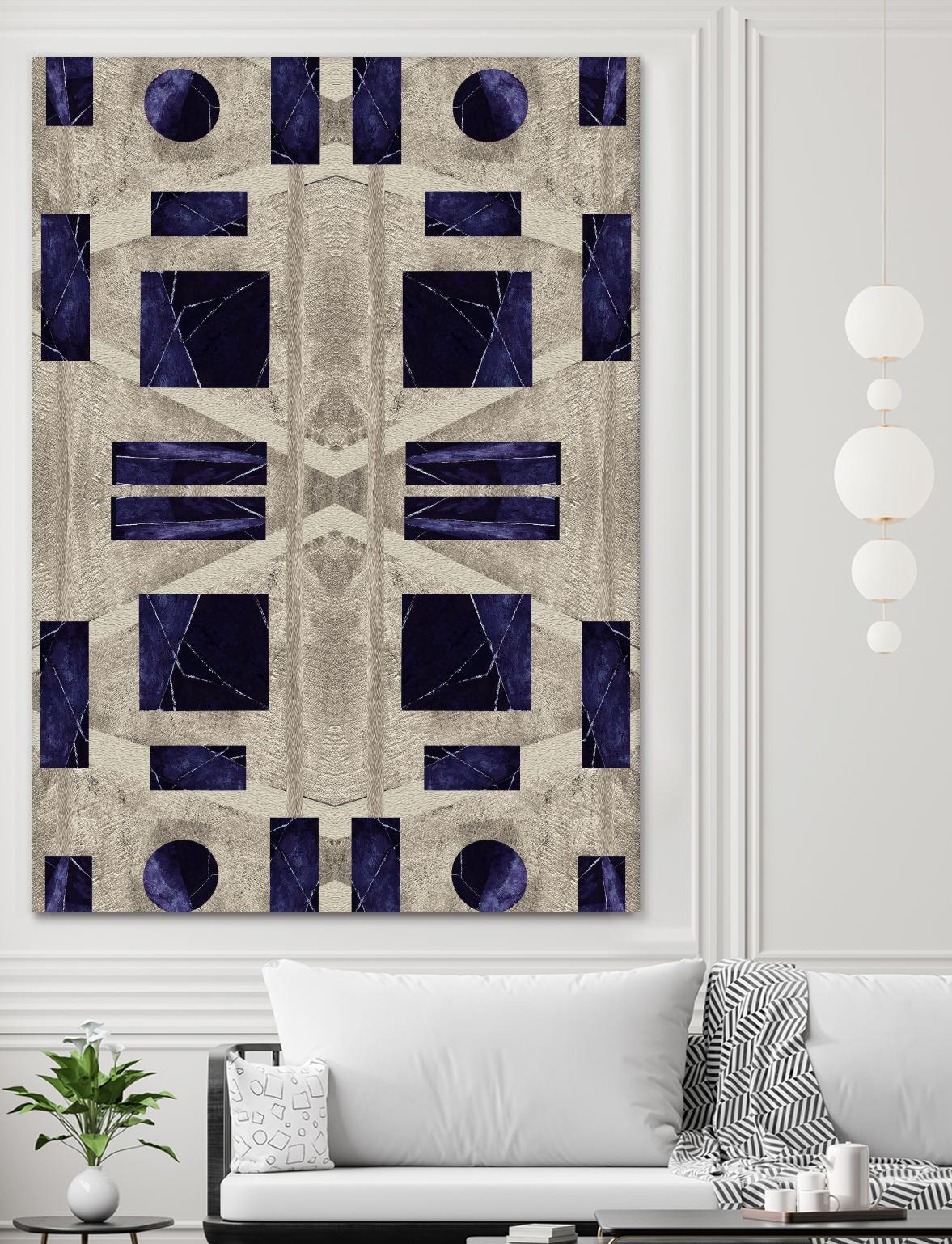 MeasureOfTime by Lori Dubois on GIANT ART - beige shapes geometric shapes