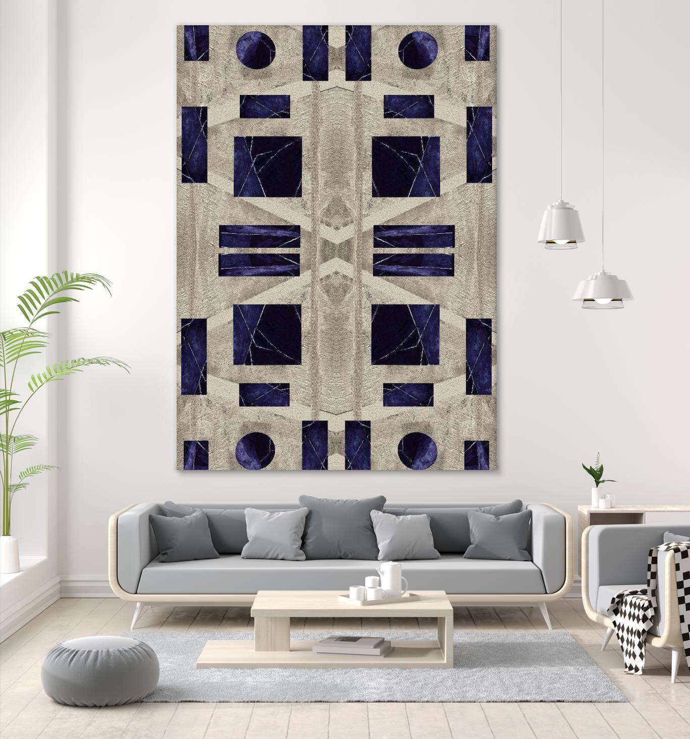 MeasureOfTime by Lori Dubois on GIANT ART - beige shapes geometric shapes