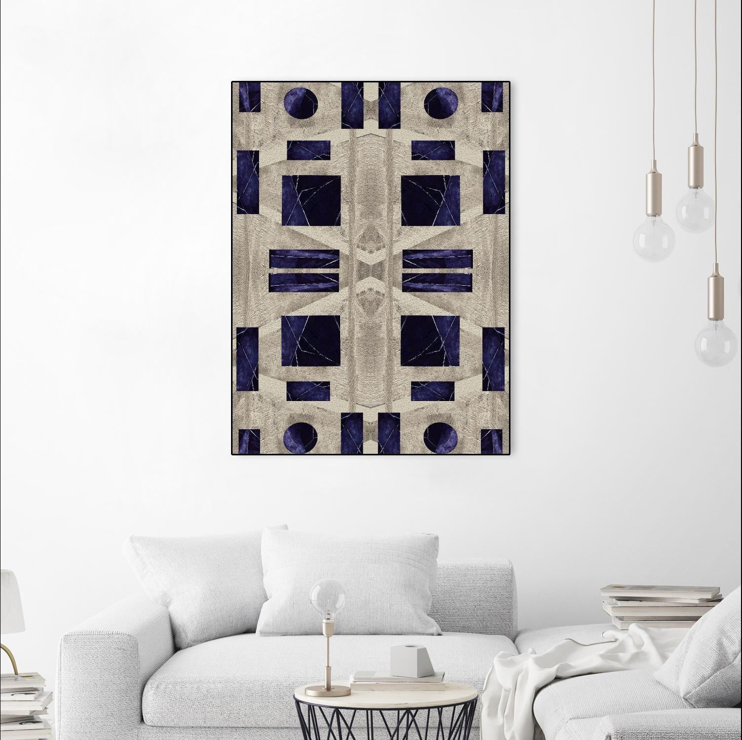 MeasureOfTime by Lori Dubois on GIANT ART - beige shapes geometric shapes