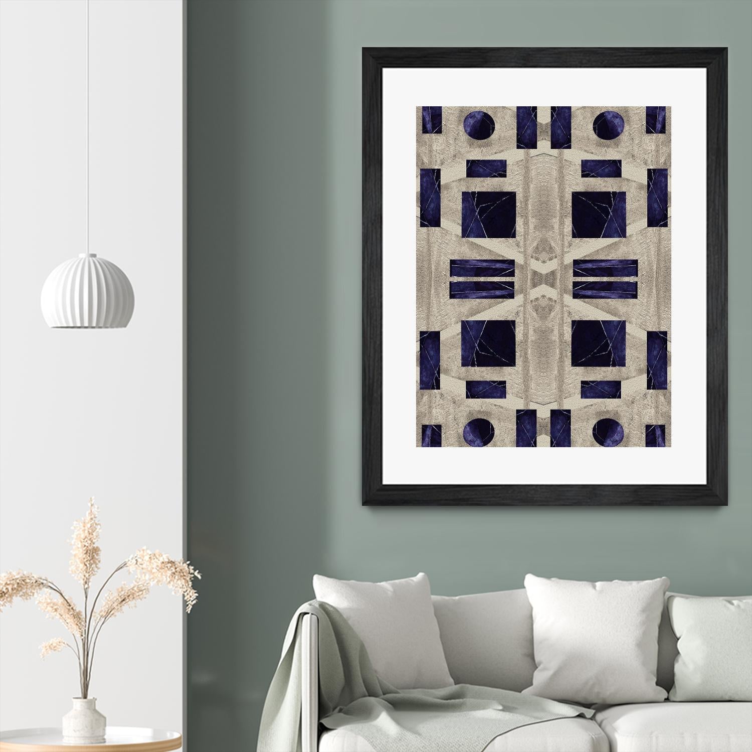 MeasureOfTime by Lori Dubois on GIANT ART - beige shapes geometric shapes