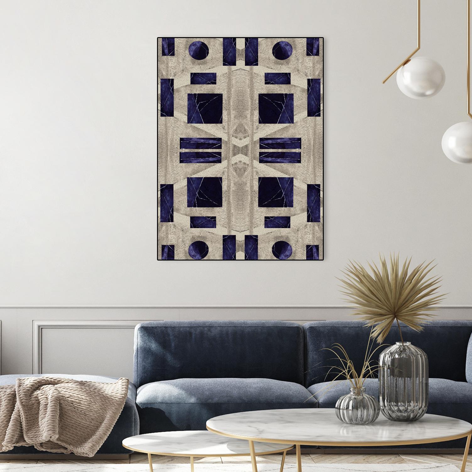 MeasureOfTime by Lori Dubois on GIANT ART - beige shapes geometric shapes