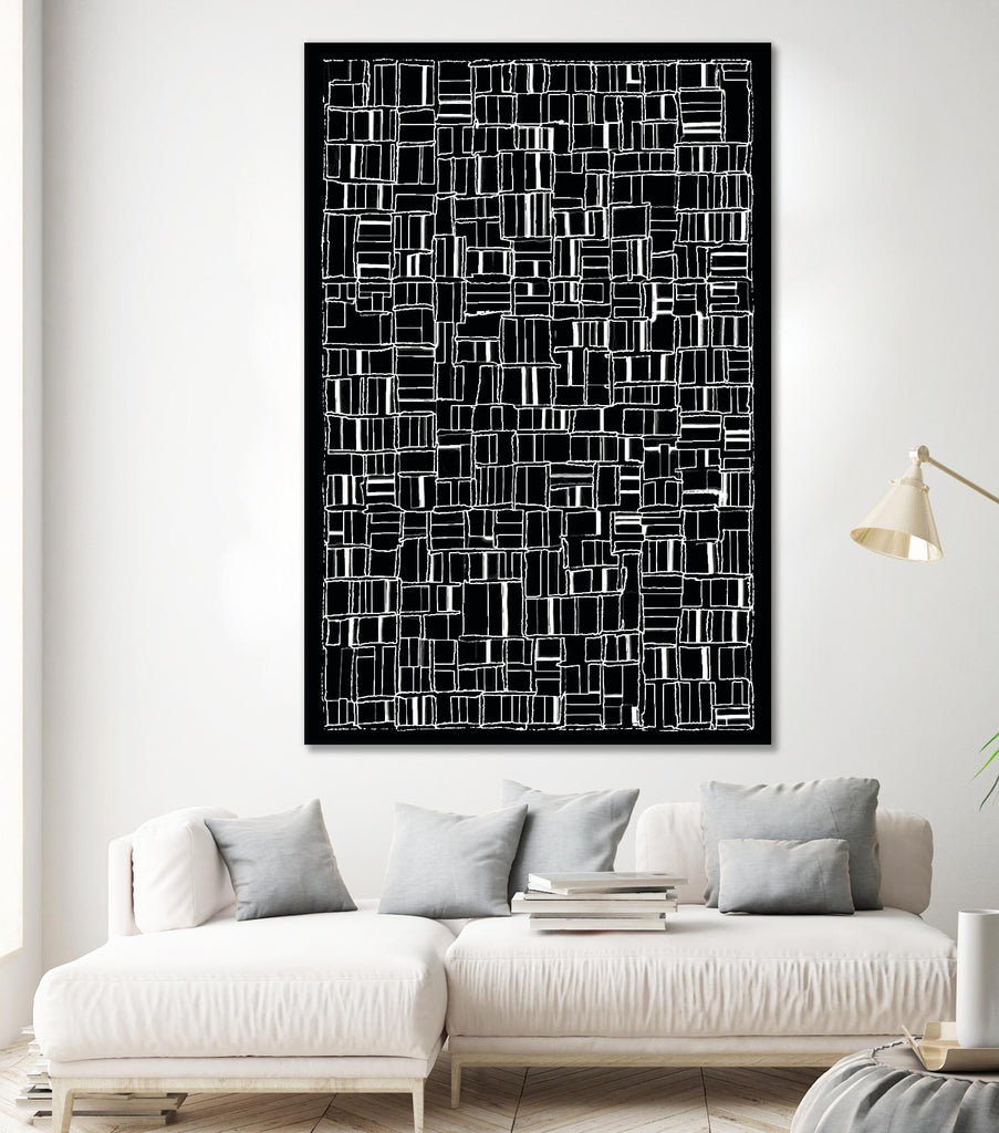 NEON NOIR by Celine Cimon on GIANT ART - black abstract canadian
