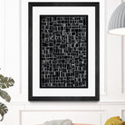 NEON NOIR by Celine Cimon on GIANT ART - black abstract canadian