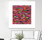 OCEAN- rouge by Celine Cimon on GIANT ART - red abstract canadian artist