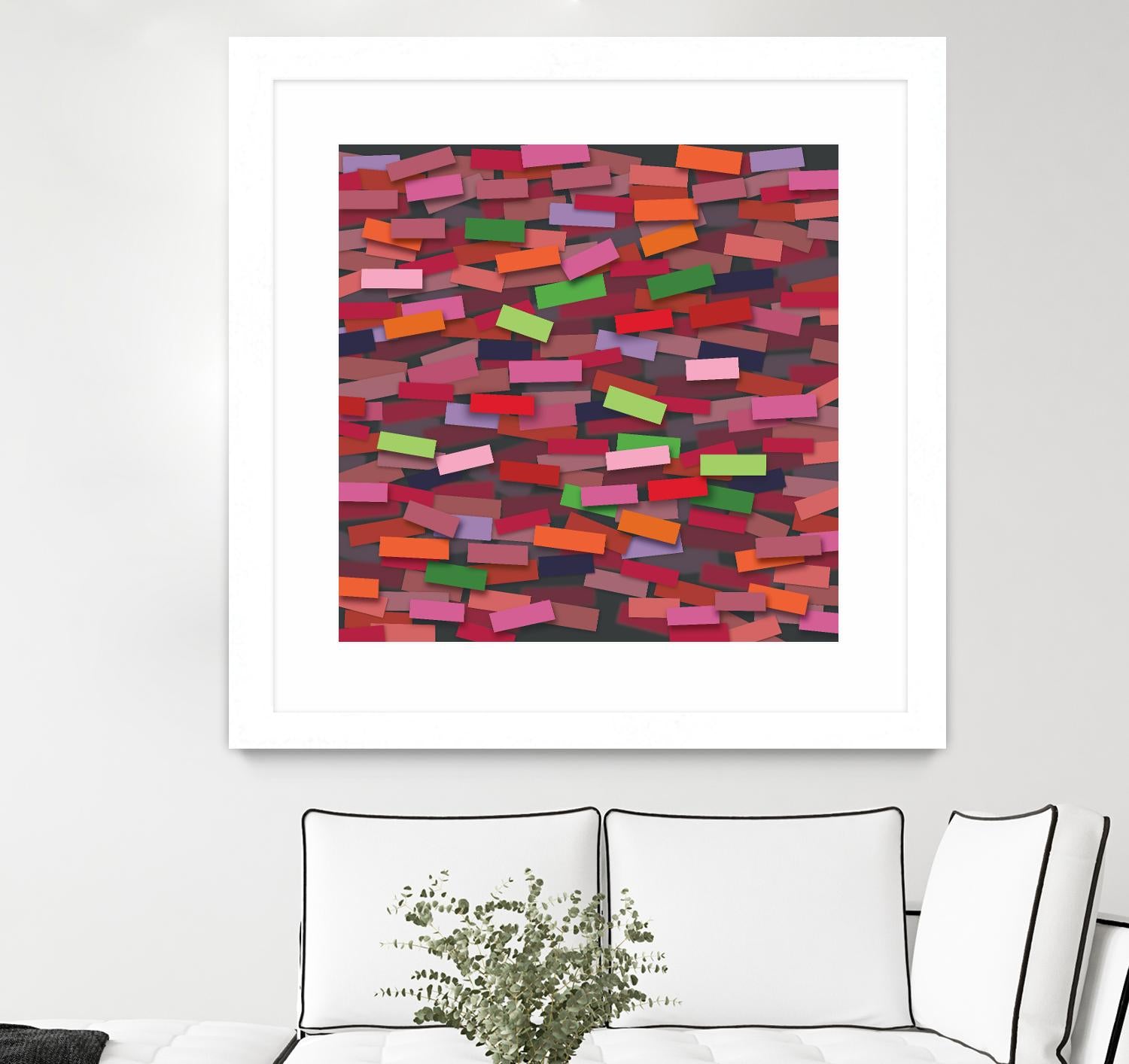 OCEAN- rouge by Celine Cimon on GIANT ART - red abstract canadian artist