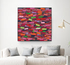 OCEAN- rouge by Celine Cimon on GIANT ART - red abstract canadian artist