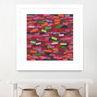 OCEAN- rouge by Celine Cimon on GIANT ART - red abstract canadian artist