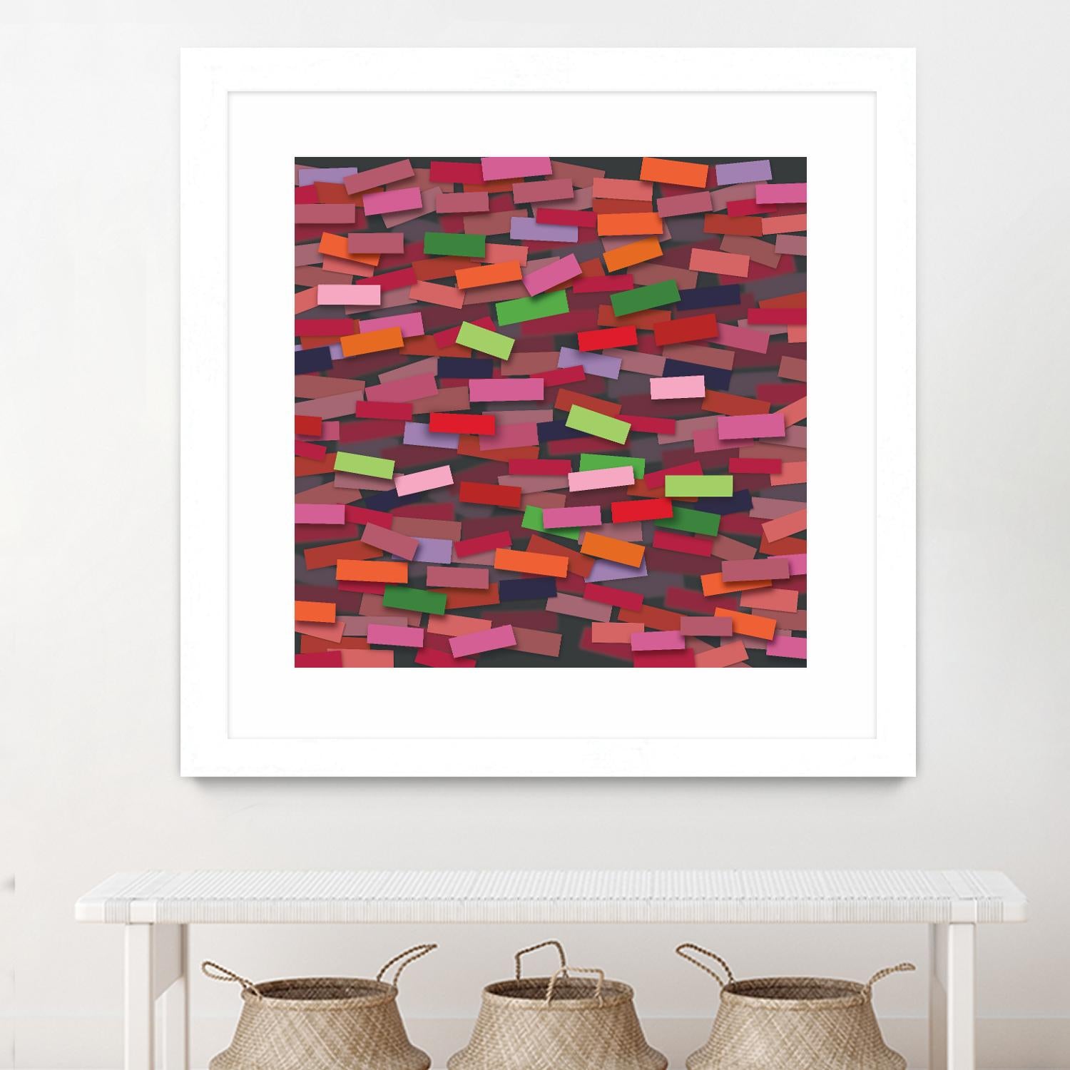 OCEAN- rouge by Celine Cimon on GIANT ART - red abstract canadian artist