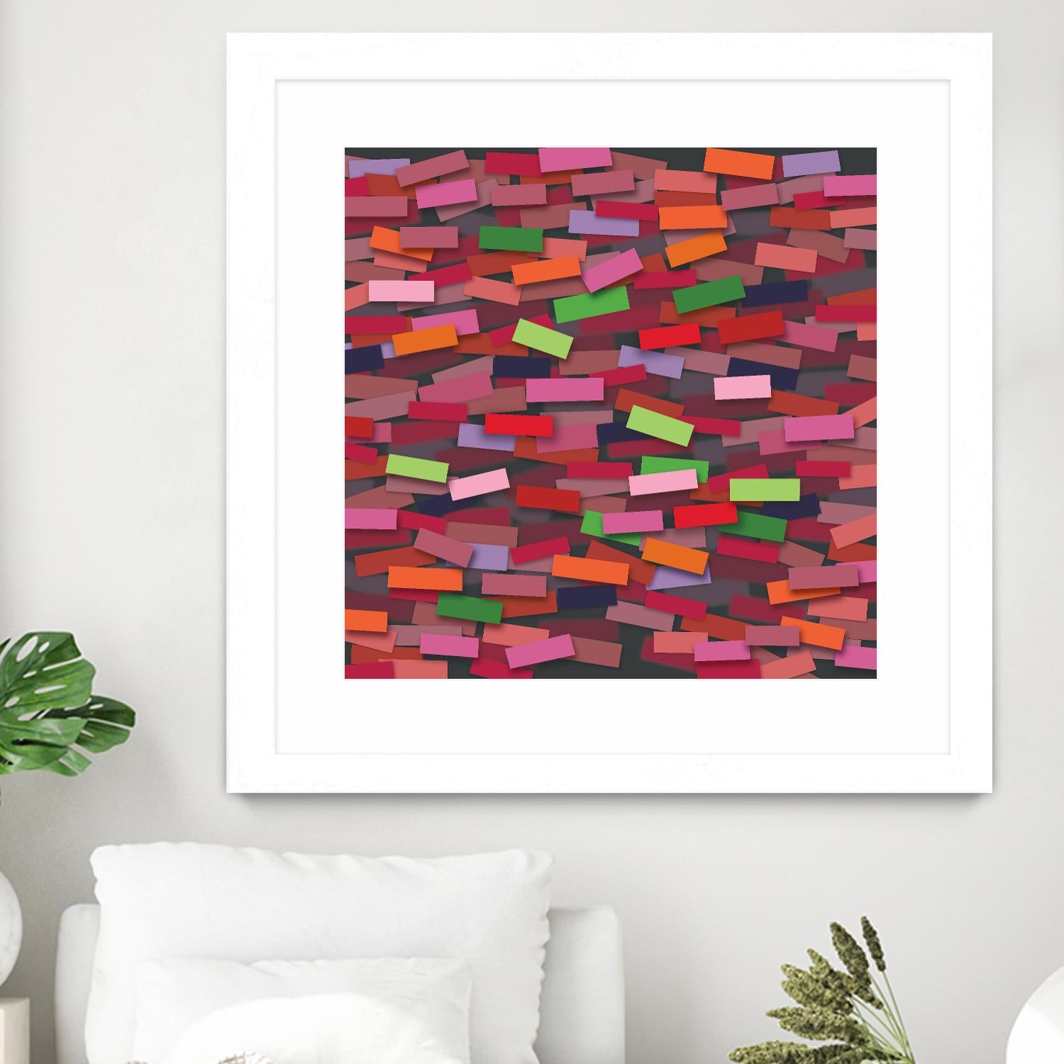 OCEAN- rouge by Celine Cimon on GIANT ART - red abstract canadian artist