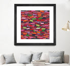 OCEAN- rouge by Celine Cimon on GIANT ART - red abstract canadian artist