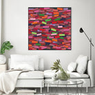 OCEAN- rouge by Celine Cimon on GIANT ART - red abstract canadian artist