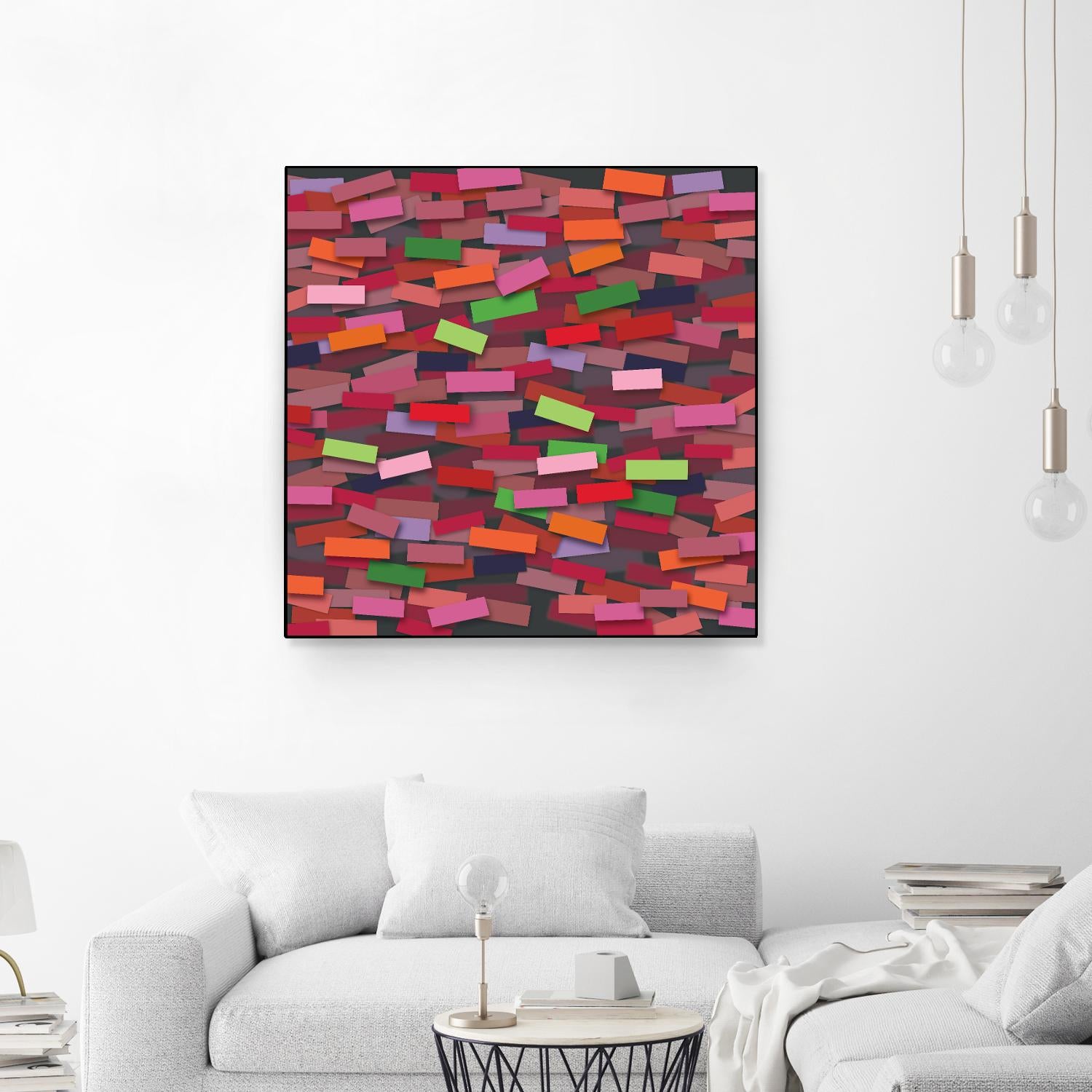 OCEAN- rouge by Celine Cimon on GIANT ART - red abstract canadian artist