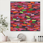 OCEAN- rouge by Celine Cimon on GIANT ART - red abstract canadian artist