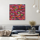 OCEAN- rouge by Celine Cimon on GIANT ART - red abstract canadian artist
