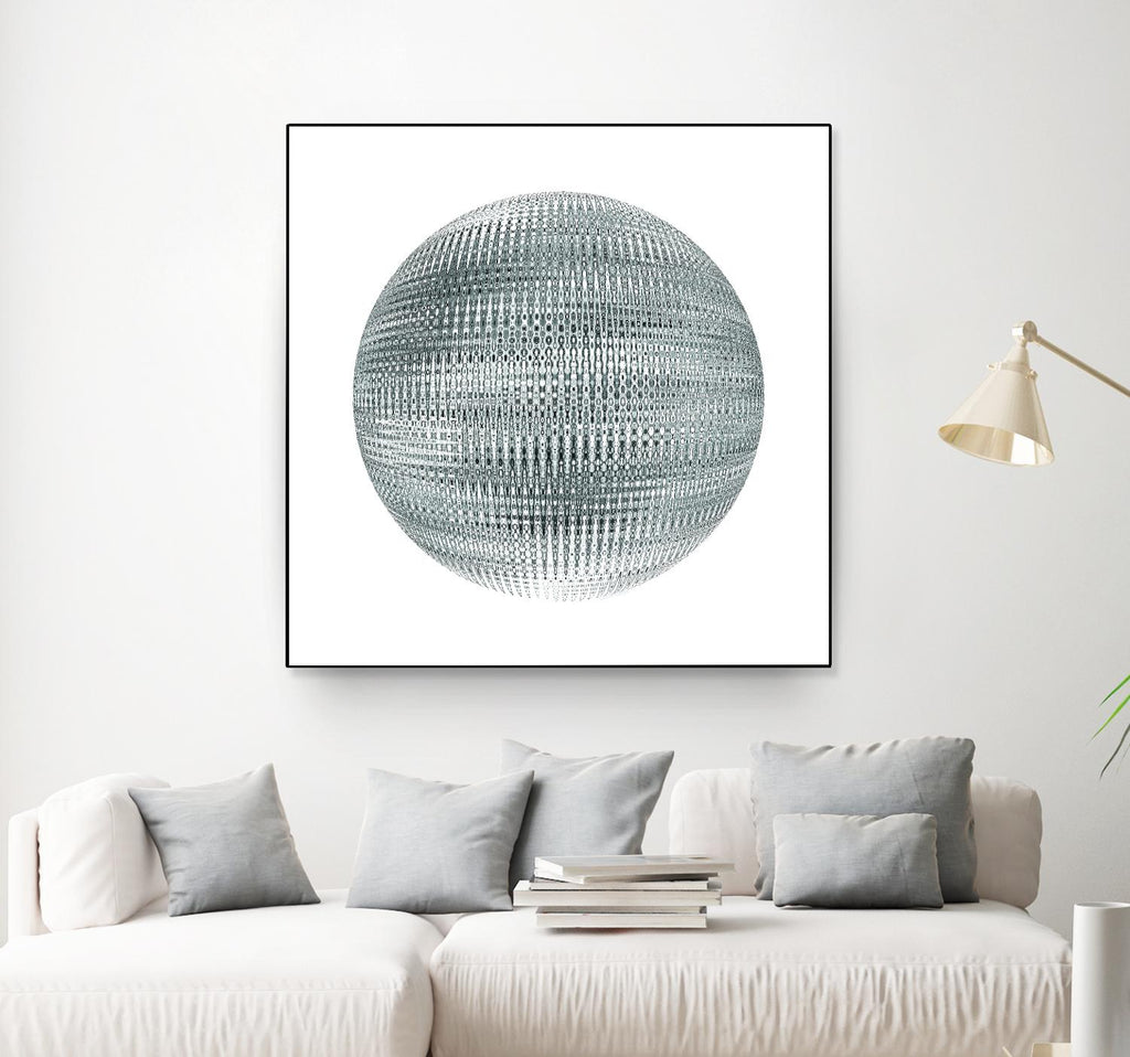 ORB - fond blanc by Celine Cimon on GIANT ART - white abstract canadian artist