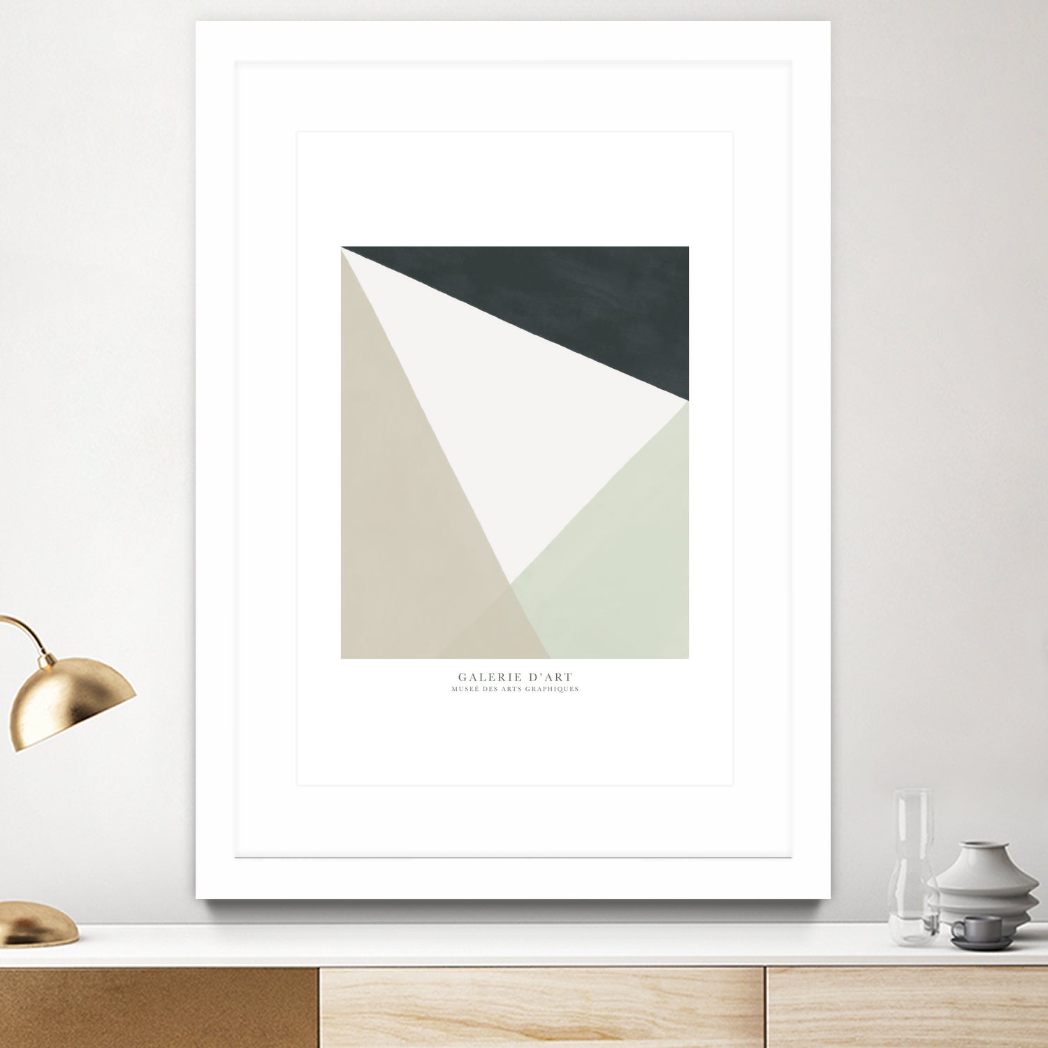 Art Graphique I by M Studio on GIANT ART - beige scandinavian