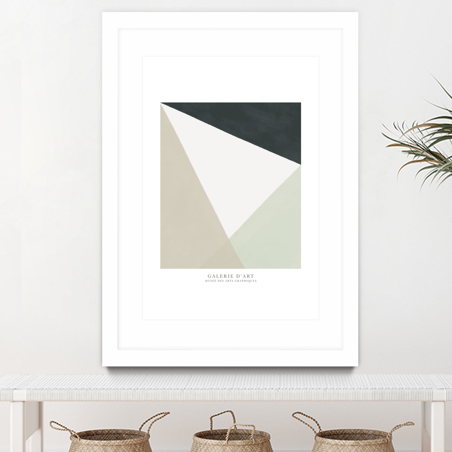 Art Graphique I by M Studio on GIANT ART - beige scandinavian