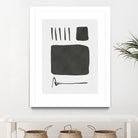 Square mind by M Studio on GIANT ART - white