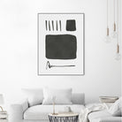 Square mind by M Studio on GIANT ART - white