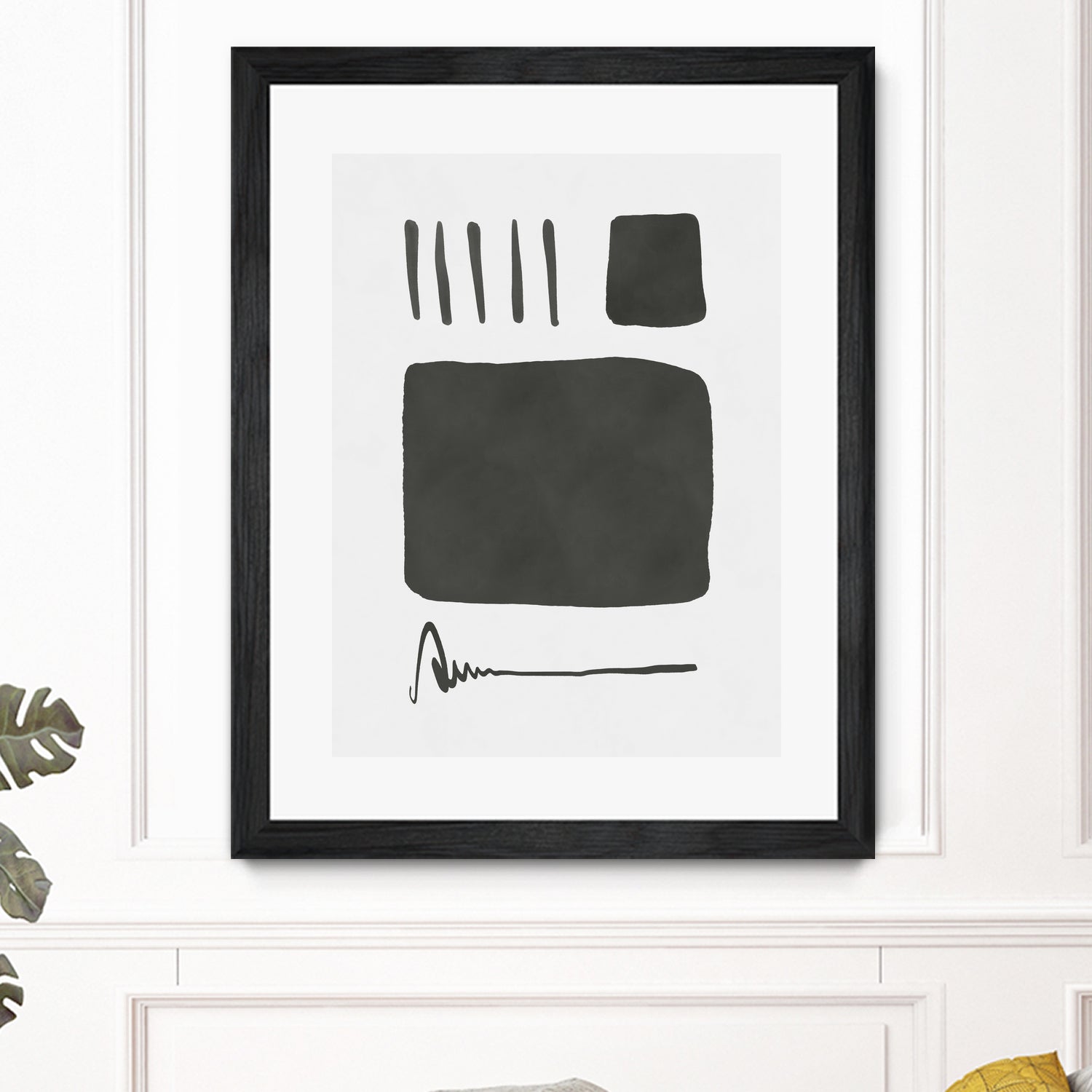 Square mind by M Studio on GIANT ART - white