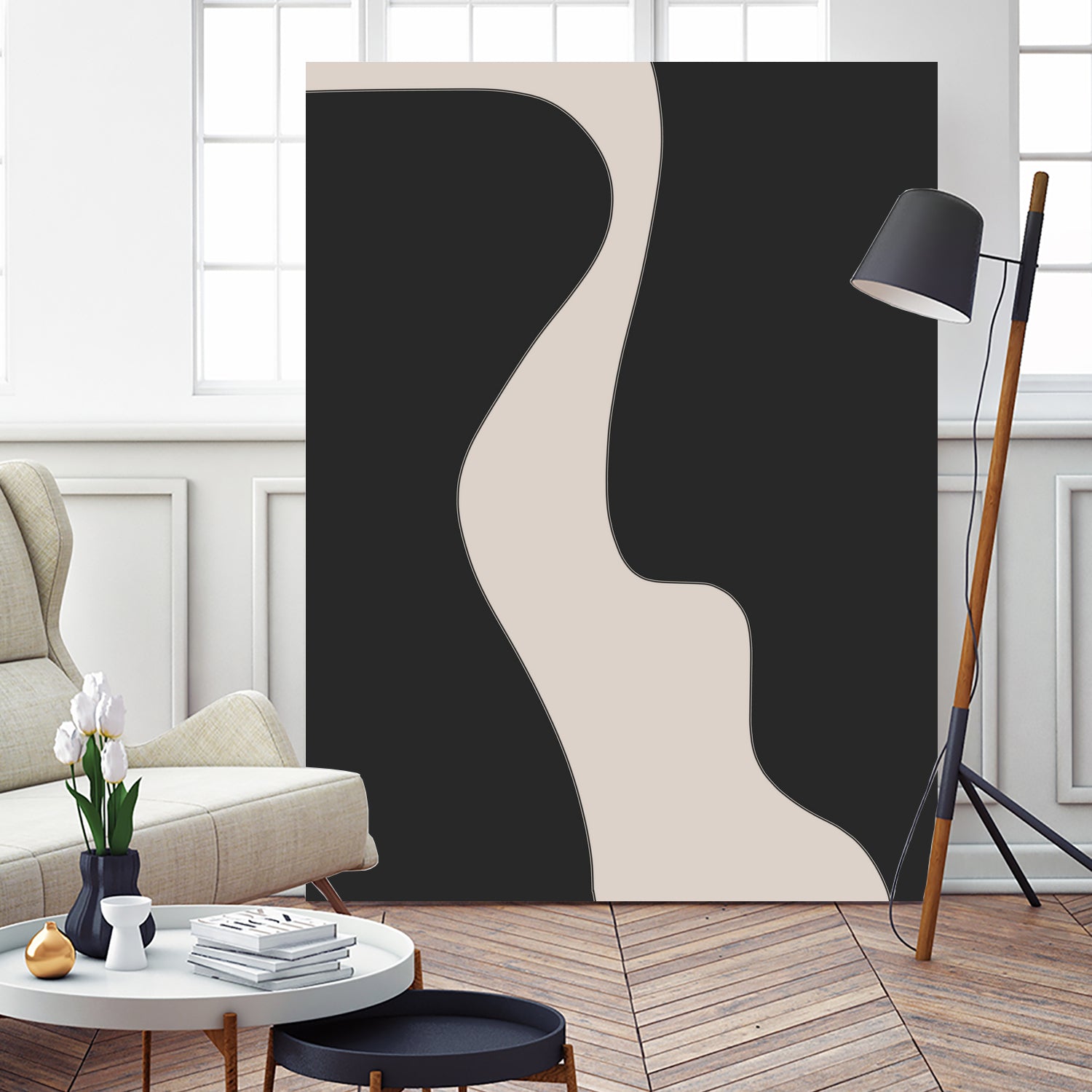 Black Shapes by Clicart Studio on GIANT ART