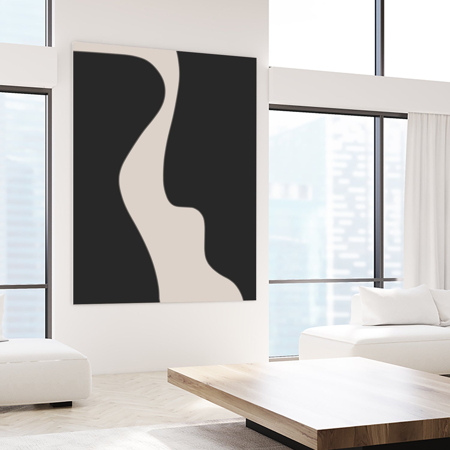 Black Shapes by Clicart Studio on GIANT ART