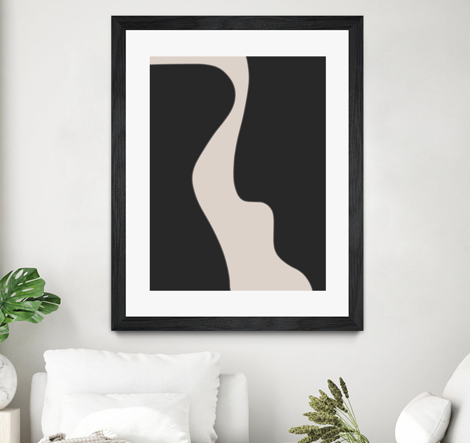 Black Shapes by M Studio on GIANT ART