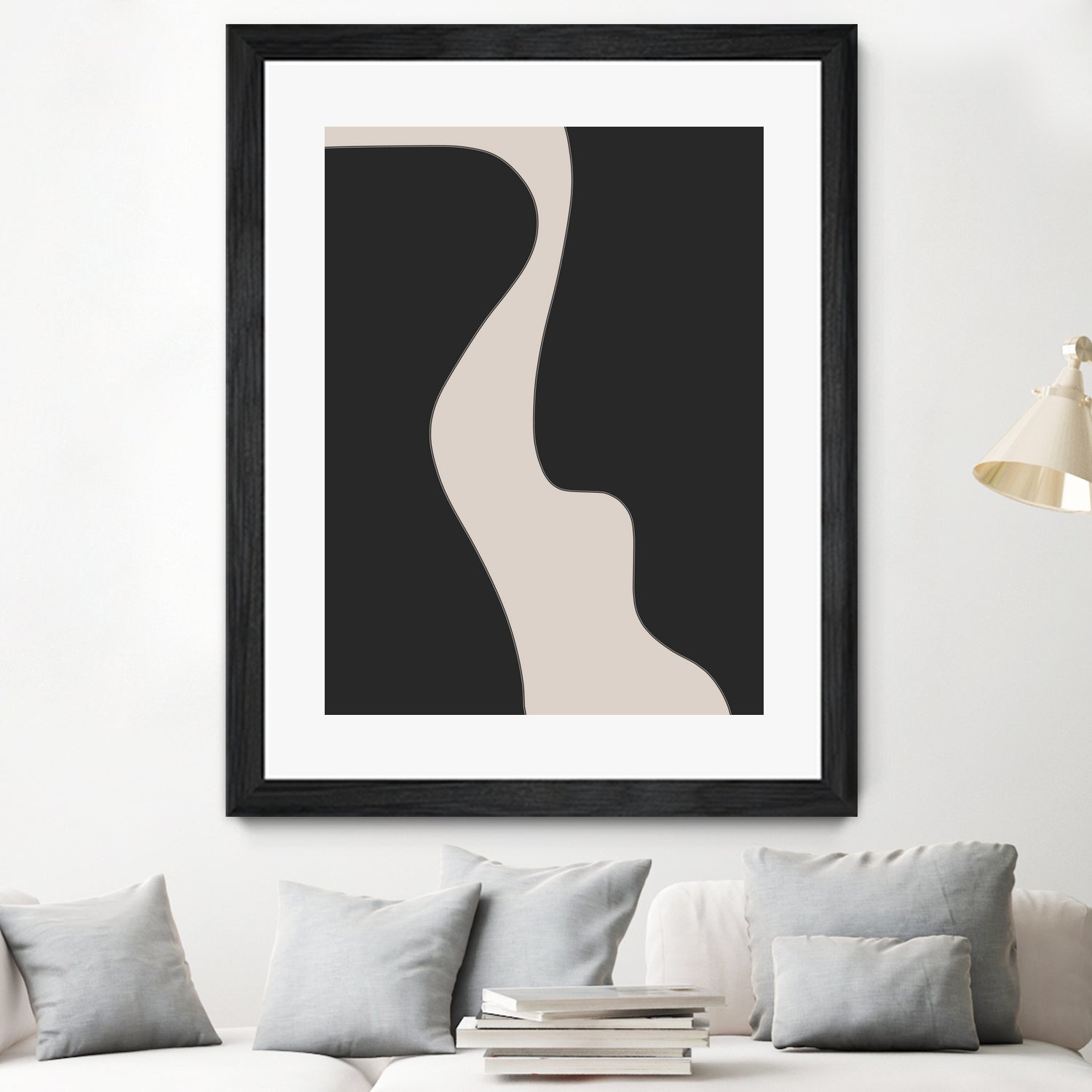 Black Shapes by M Studio on GIANT ART