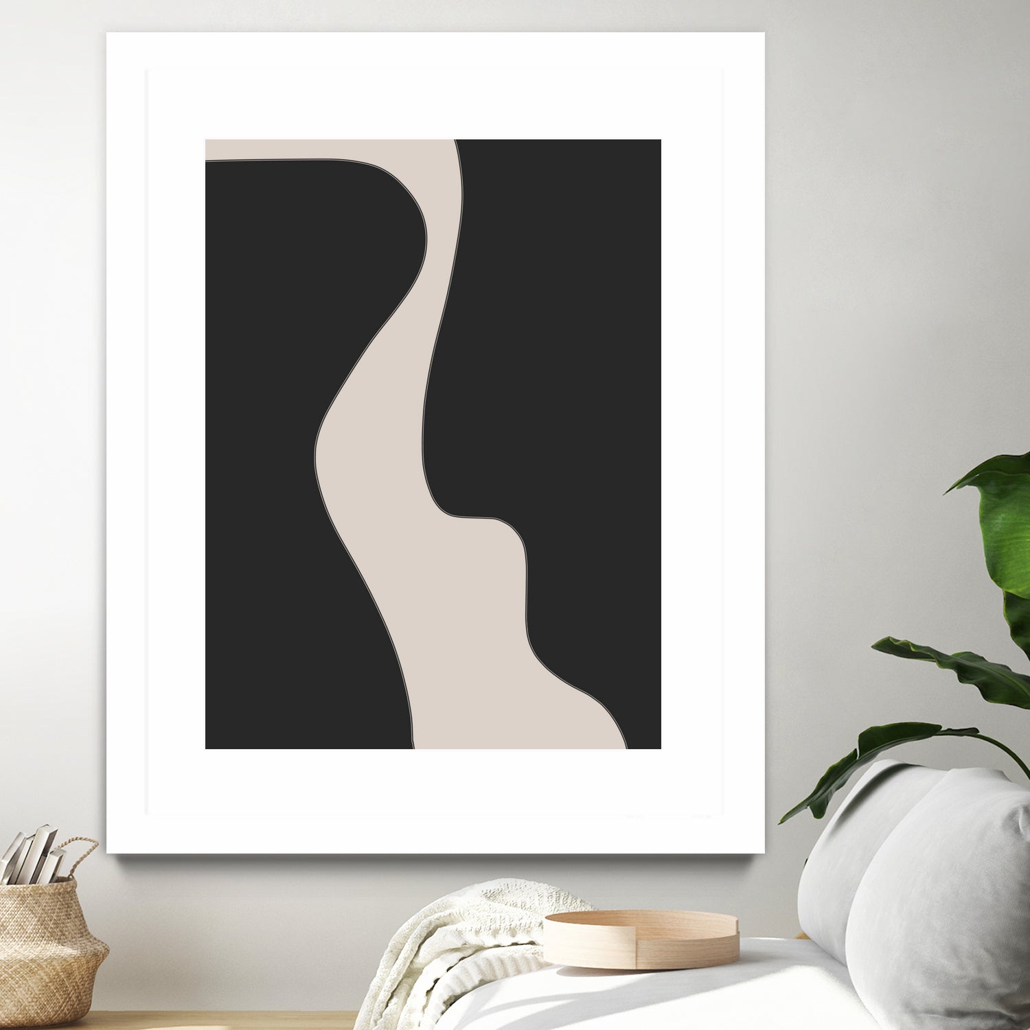 Black Shapes by M Studio on GIANT ART