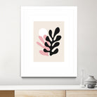 Pink Cut Outs III by M Studio on GIANT ART - beige scandinavian