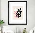 Pink Cut Outs III by M Studio on GIANT ART - beige scandinavian