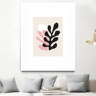 Pink Cut Outs III by M Studio on GIANT ART - beige scandinavian