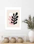 Pink Cut Outs III by M Studio on GIANT ART - beige scandinavian