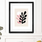 Pink Cut Outs III by M Studio on GIANT ART - beige scandinavian