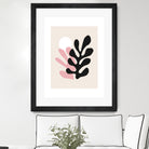 Pink Cut Outs III by M Studio on GIANT ART - beige scandinavian