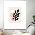 Pink Cut Outs III by M Studio on GIANT ART - beige scandinavian