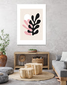 Pink Cut Outs III by M Studio on GIANT ART - beige scandinavian