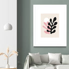 Pink Cut Outs III by M Studio on GIANT ART - beige scandinavian