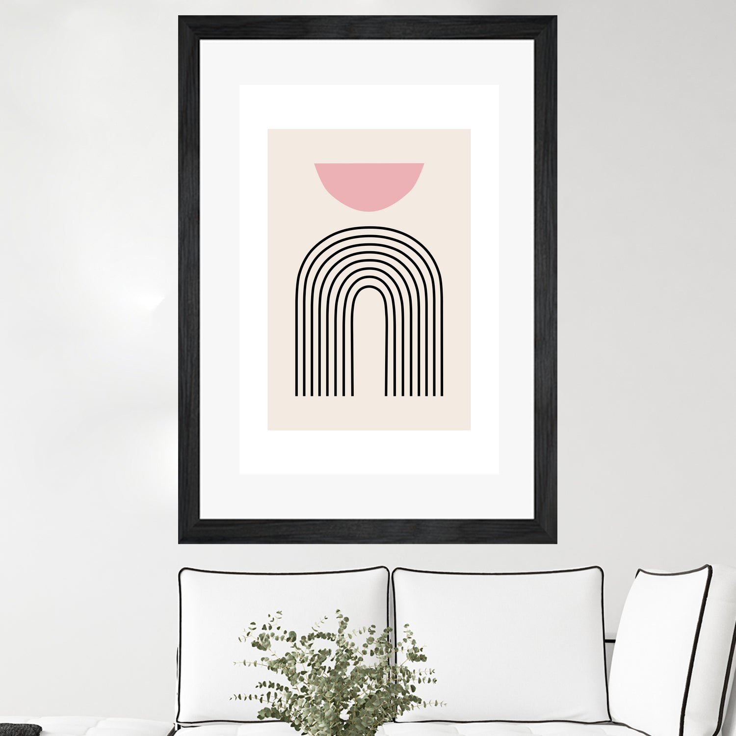 Pink Boho by M Studio on GIANT ART - beige scandinavian