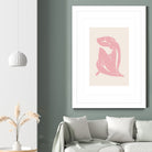 Nude Figure II by M Studio on GIANT ART - beige minimalist