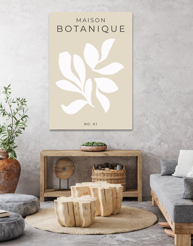 Maison Botanique No.1 by M Studio on GIANT ART - beige flowers