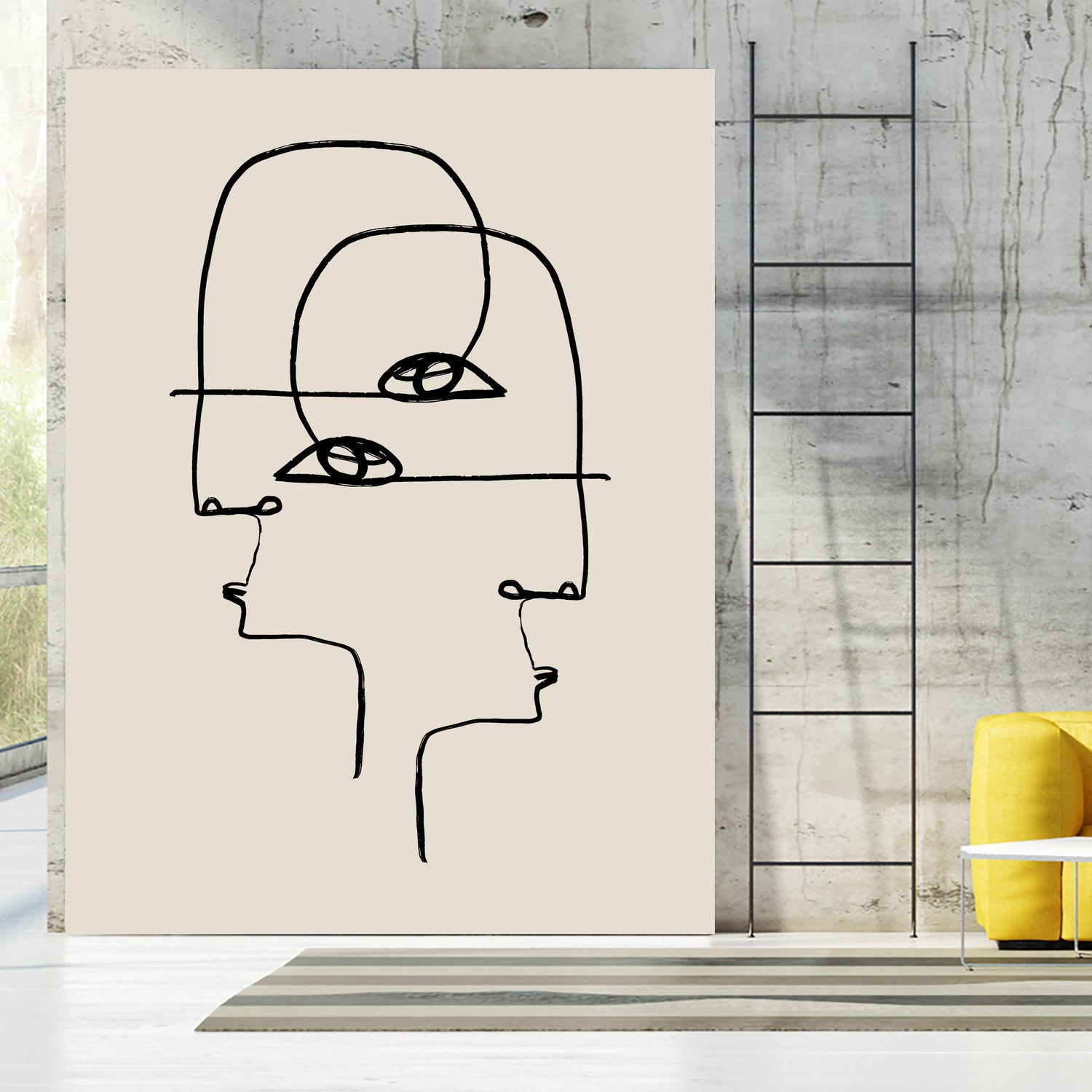 Faces by Clicart Studio on GIANT ART