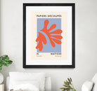 Papiers Découpés VII by M Studio on GIANT ART - orange minimalist