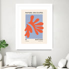 Papiers Découpés VII by M Studio on GIANT ART - orange minimalist