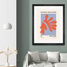 Papiers Découpés VII by M Studio on GIANT ART - orange minimalist