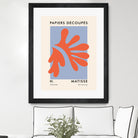 Papiers Découpés VII by M Studio on GIANT ART - orange minimalist